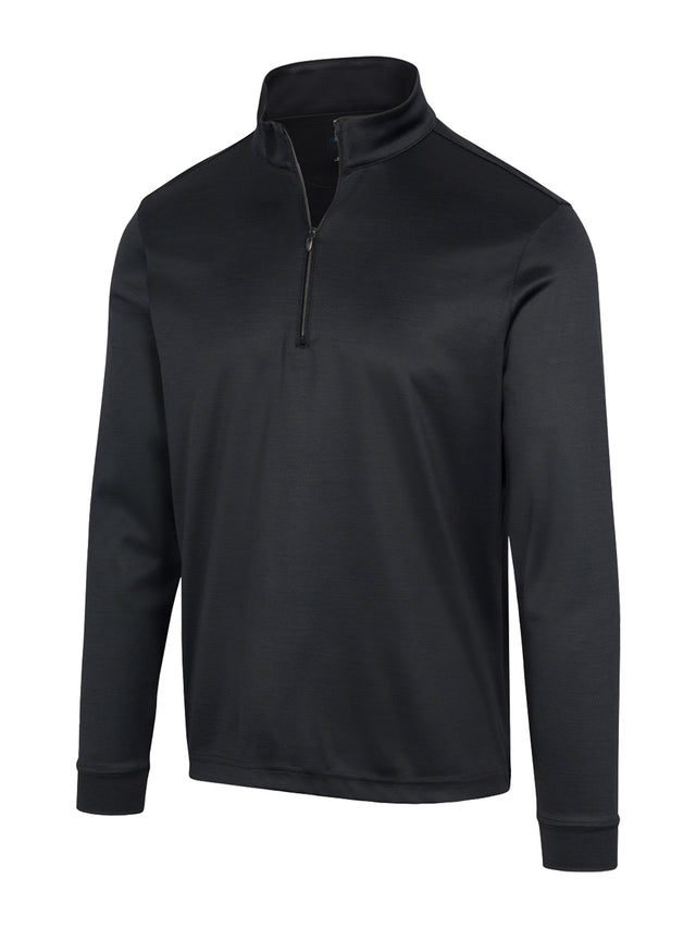 Men's 065 Black Heather Golf 1/4 Zip Jacket