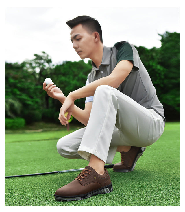 Men’s Premium Spiked Golf Shoes – Lightweight