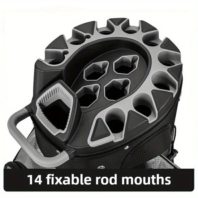 Anti-Collision Fixed Rack 14 Divider Golf Bag