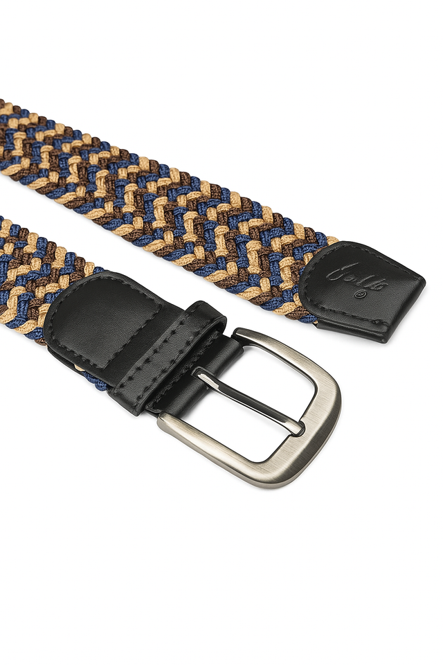 Stretchable Multicolor Webbing Belt