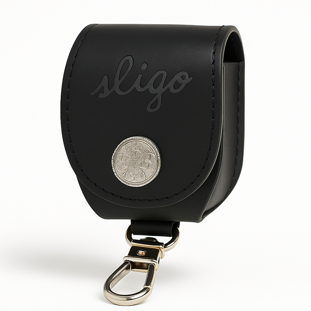 Golf Ball and Tee Holder Pouch - Black