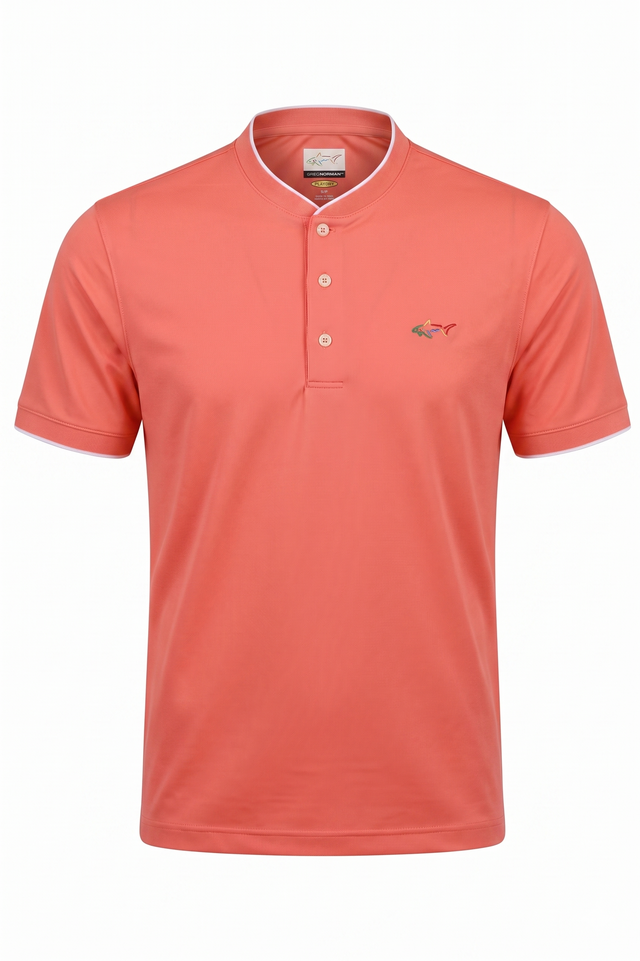 Baseball Collar Micro Pique Shark Polo