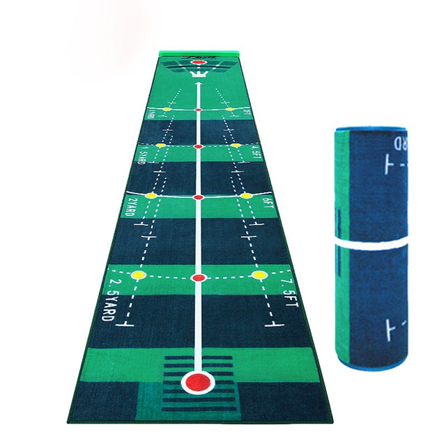 TL018 Velvet Golf Putting Mat  Indoor Practice with Stopper