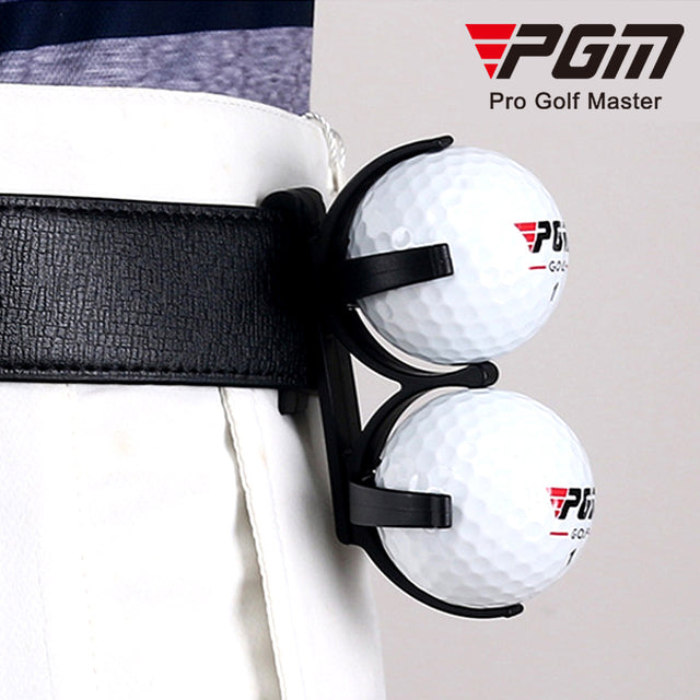 Rotatable Detachable 2 Golf Balls Carrier