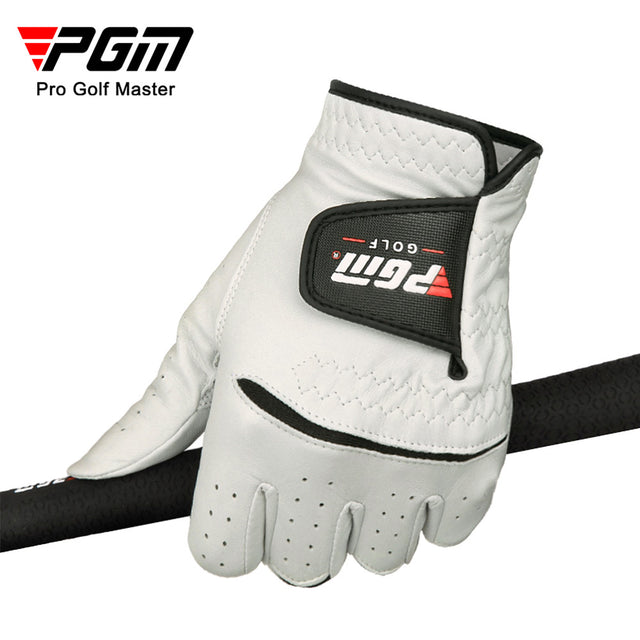 Men’s Premium Leather Golf Glove – Breathable Lycra and Anti-Slip