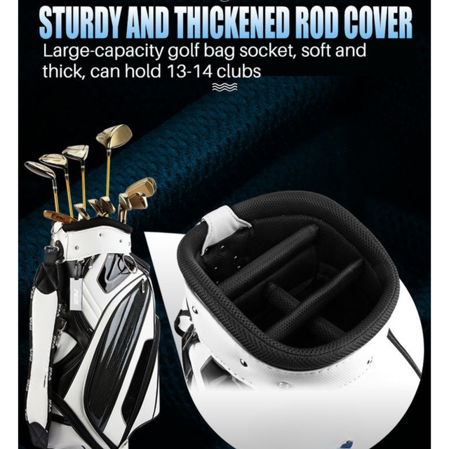 Shark Tour Golf Cart Bag - 5 Dividers