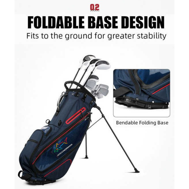 Golf Stand Bag – Lightweight, Thermostatic Pocket and Bag Bending Base