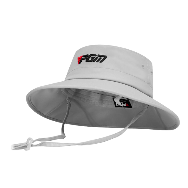 Adjustable Golf Bucket Hat for Men With Windproof Cord and Sweatband