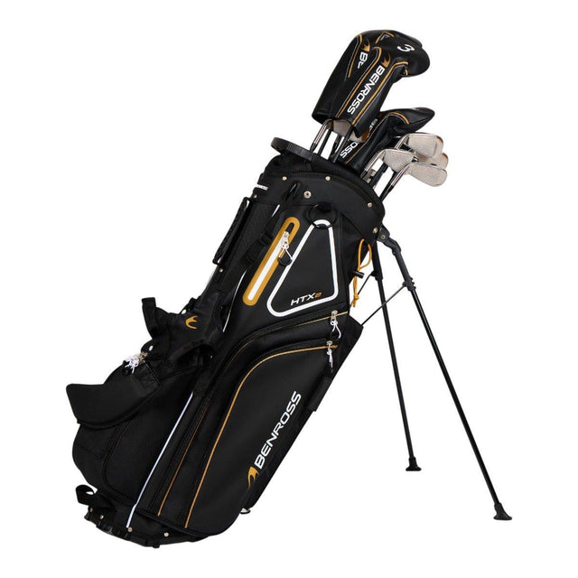 Benross HTX2 Gold Graphite 11 Piece Golf Stand Bag Package Set