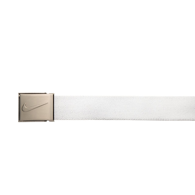 Nike Junior Reversible Golf Belt – White/Black, Stretch Fit