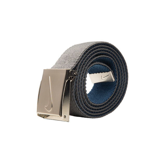 Nike Junior Reversible Golf Belt – Navy/Grey, Stretch Fit
