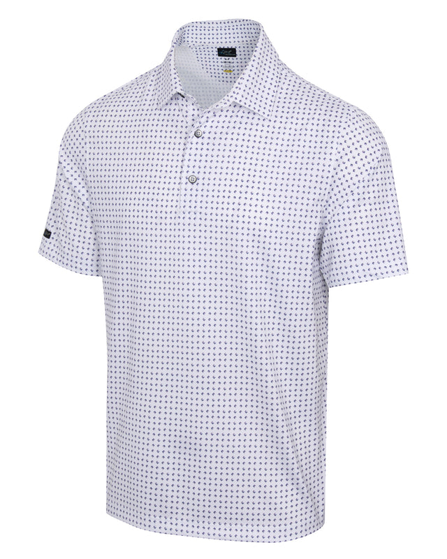 Men's 541 White Heather Golf Polo