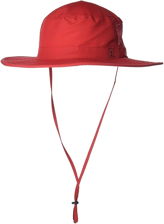 PGA TOUR Solar Bucket Golf Hat - Chili Pepper
