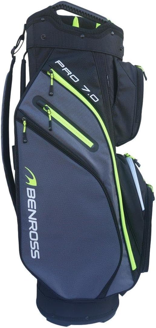 Benross Pro 7.0 Golf Cart Bag - Lightweight With 14-Way Dividers
