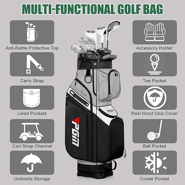 Anti-Collision Fixed Rack 14 Divider Golf Bag
