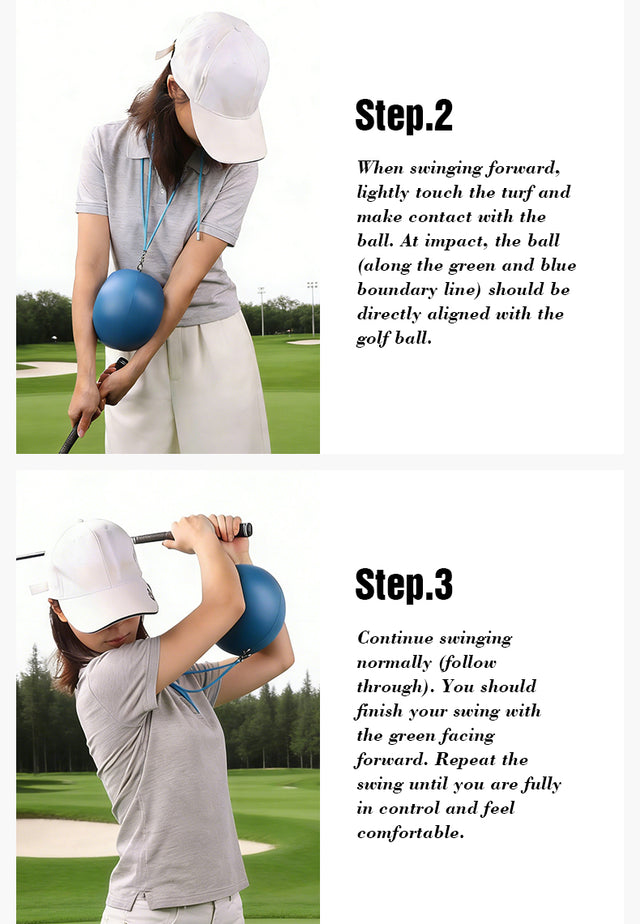 Golf Swing Alignment Ball Training Aid