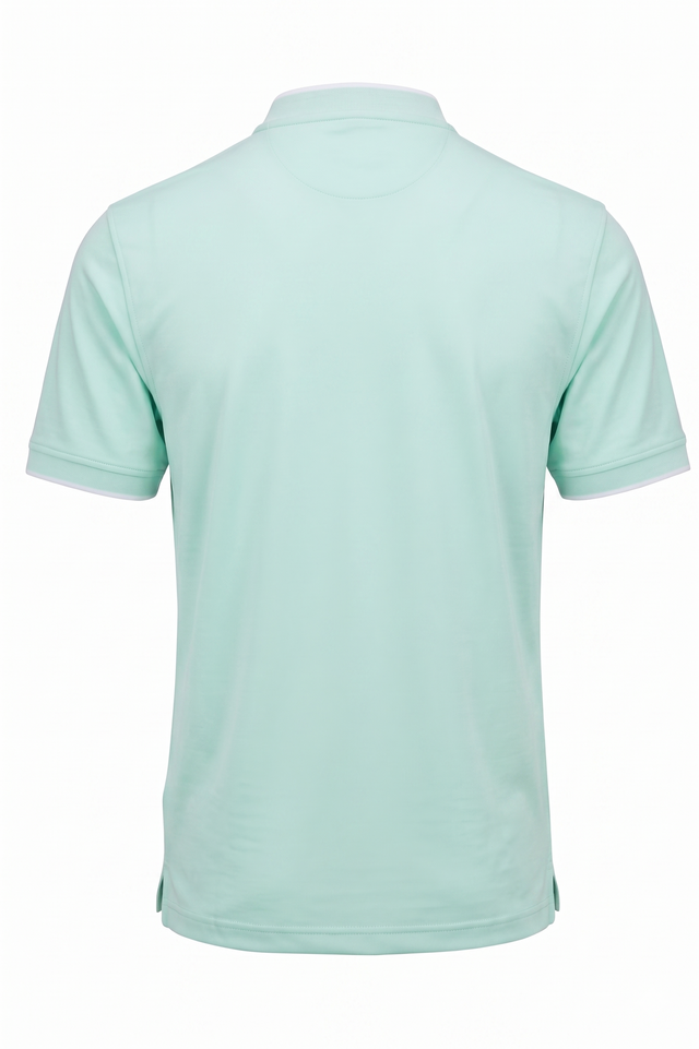 Baseball Collar Micro Pique Shark Polo