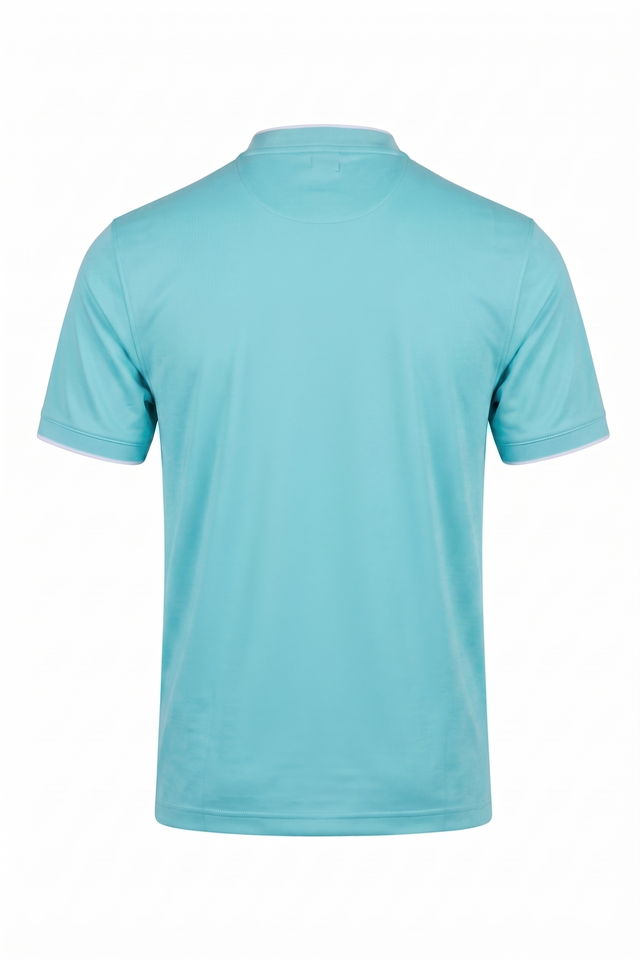 Baseball Collar Micro Pique Shark Polo