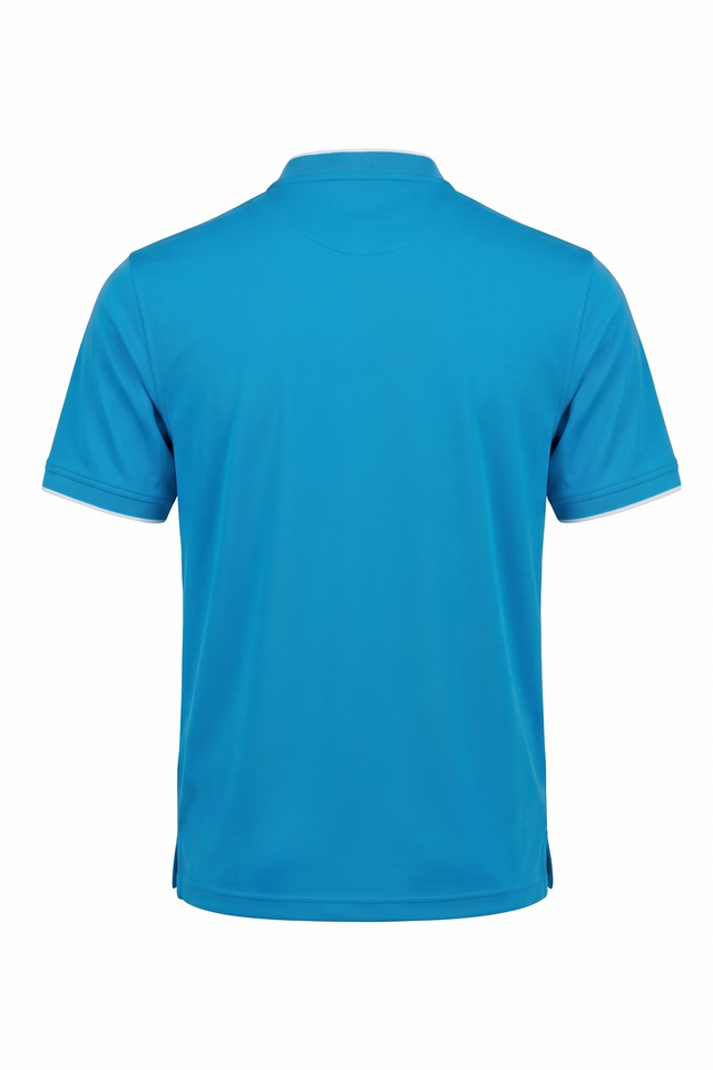 Baseball Collar Micro Pique Shark Polo