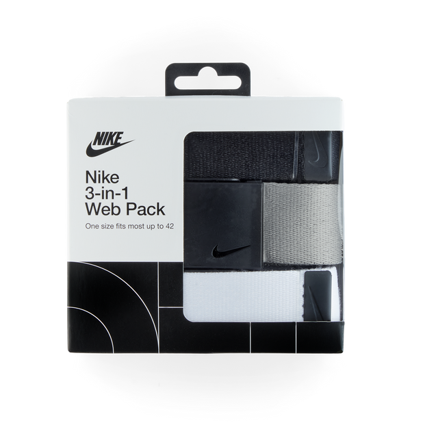 Nike 3-in-1 Web Golf Belt – Adjustable, Cotton, Reversible
