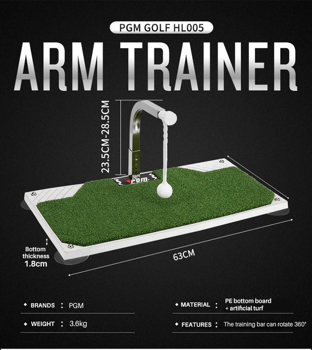 Golf Training Aid Swing Mat Practice