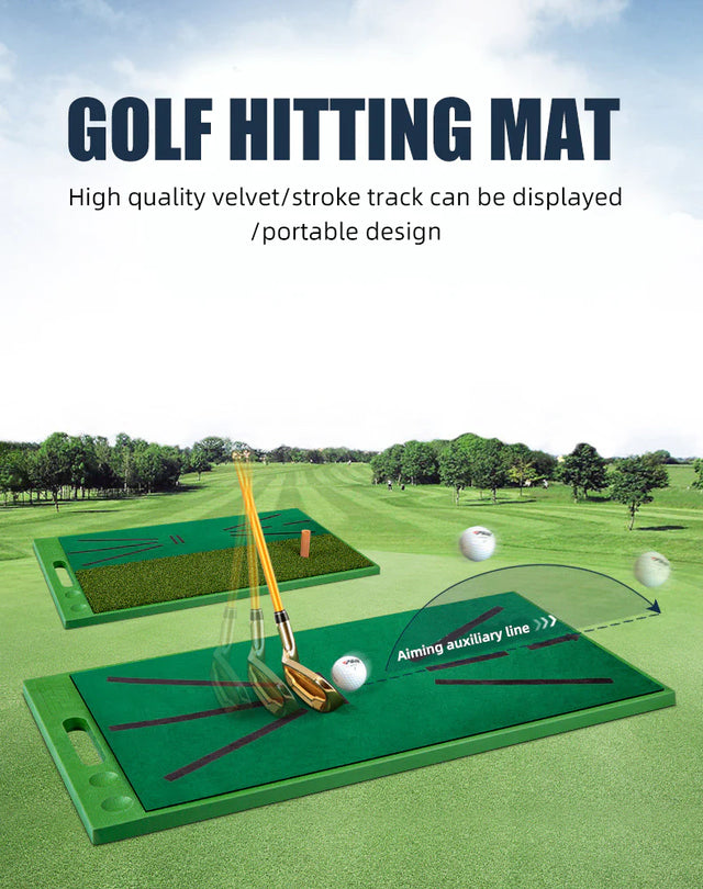 Swing Detection Velvet Impact Hitting Mat
