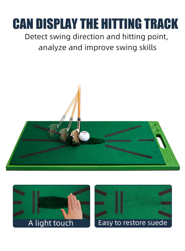 Swing Detection Velvet Impact Hitting Mat