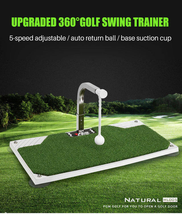 Golf Training Aid Swing Mat Practice