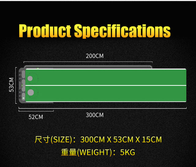 TL010 Golf Putting Trainer – Artificial Grass Mat