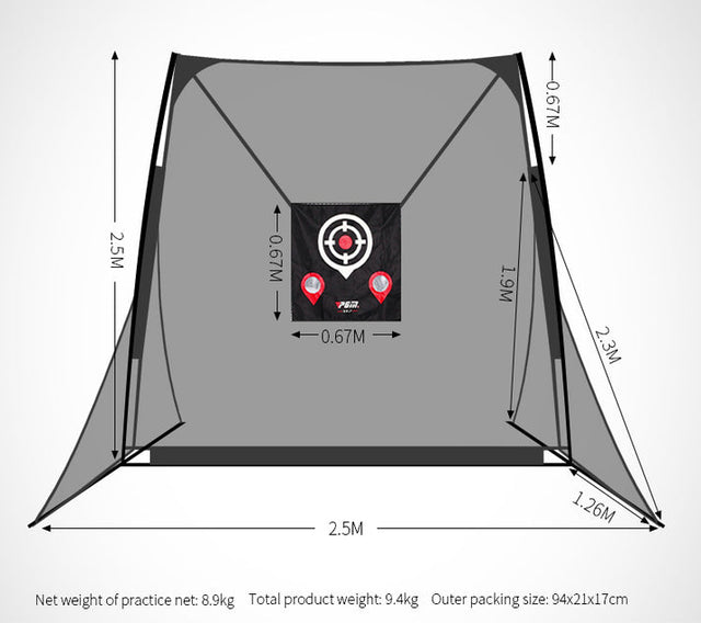 Golf Swing Training Practice Net – Outdoor & Indoor
