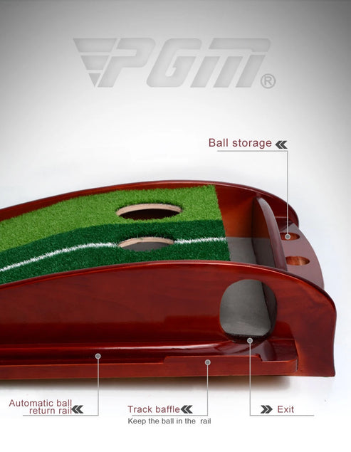 Wooden Golf Indoor Putting (Without Putter and Balls)