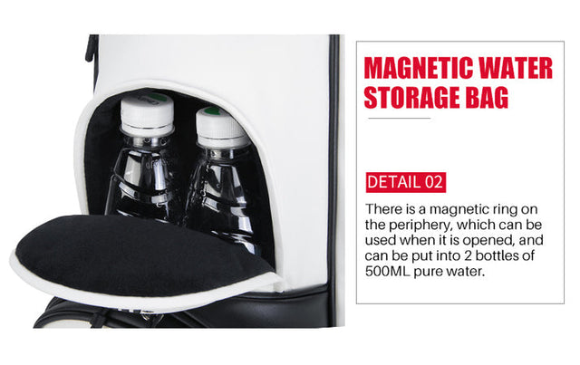 Men's Premium Microfiber Leather Waterproof Golf Stand Bag