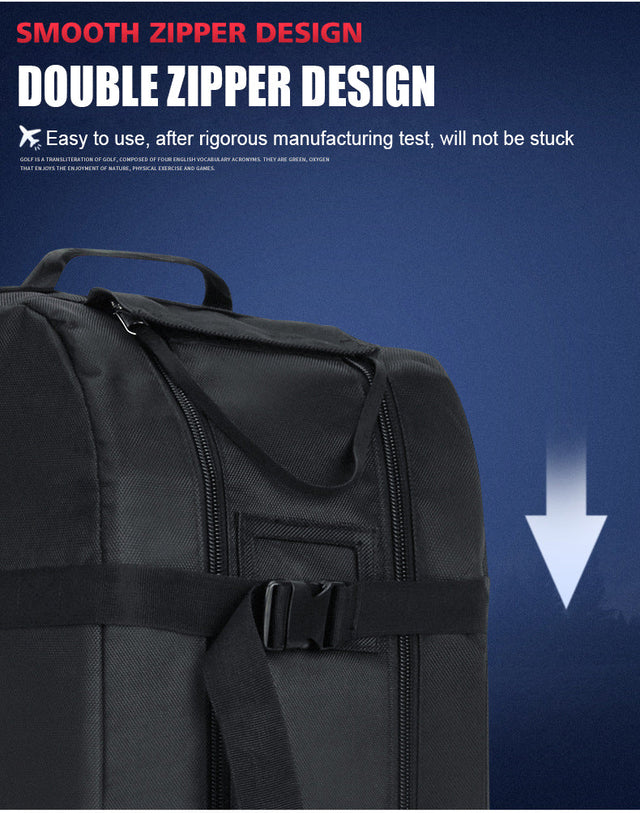 HKB012 Durable Nylon Waterproof Black Golf Travel Cover