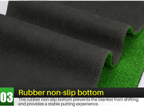 PGM TL004 Golf Putting Mat (Indoor Trainer with Ball Return)