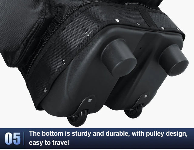 HKB012 Durable Nylon Waterproof Black Golf Travel Cover