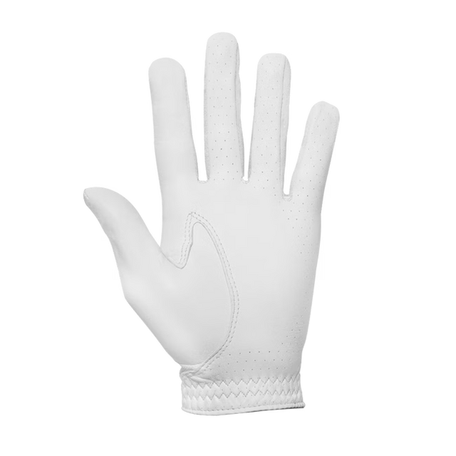 SciFlex Men's Golf Glove-Pearl/White