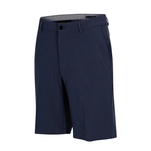 Men's Heathered Mini Check Golf Shorts