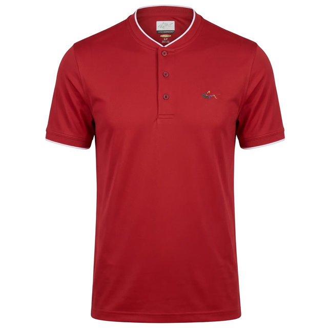 Baseball Collar Micro Pique Shark Polo