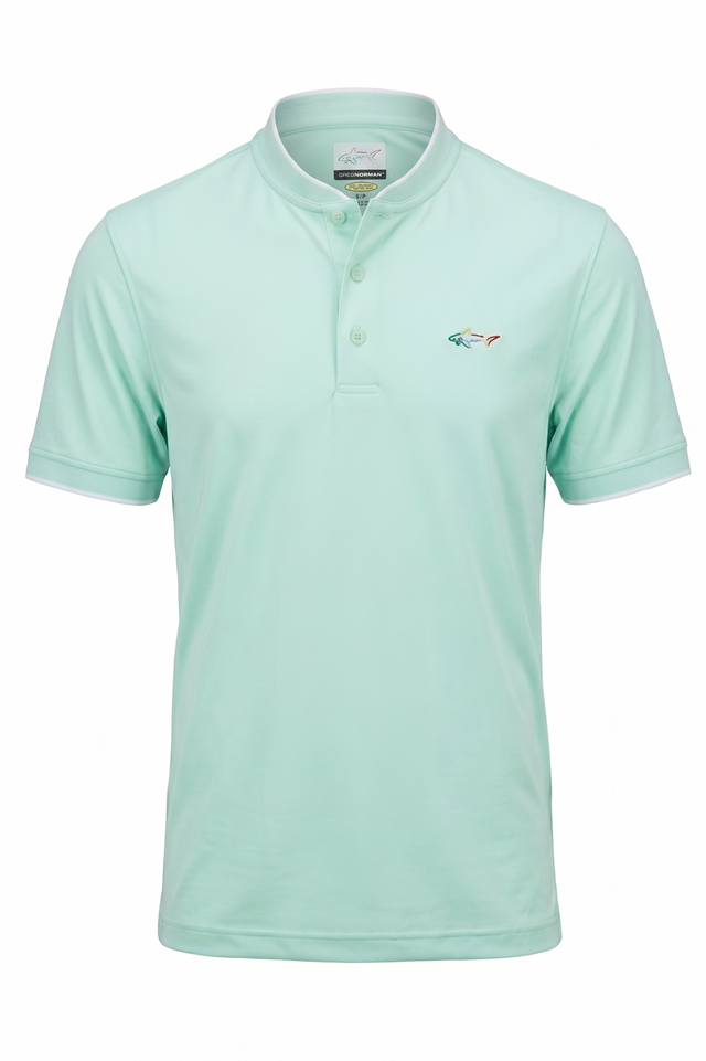 Baseball Collar Micro Pique Shark Polo
