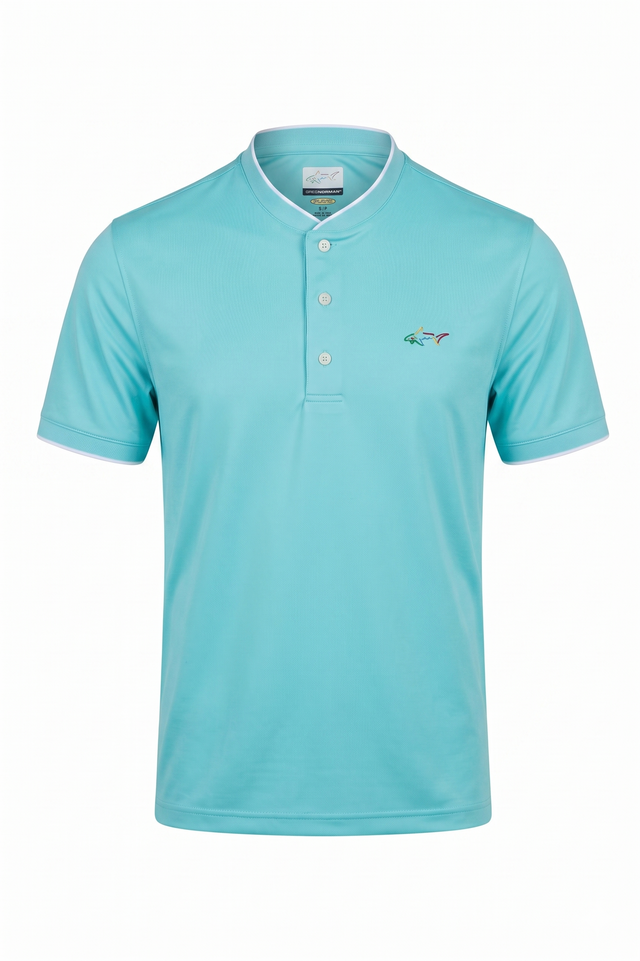 Baseball Collar Micro Pique Shark Polo