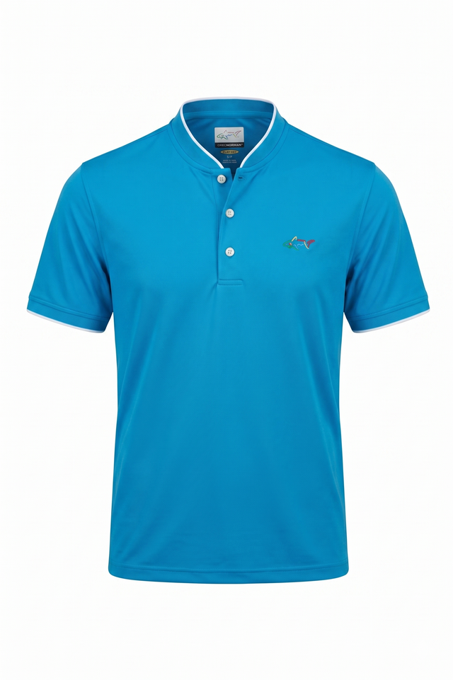 Baseball Collar Micro Pique Shark Polo