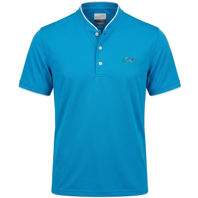 Baseball Collar Micro Pique Shark Polo