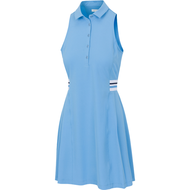 Women's Birdie Pleated Golf Dress - Blue Sail