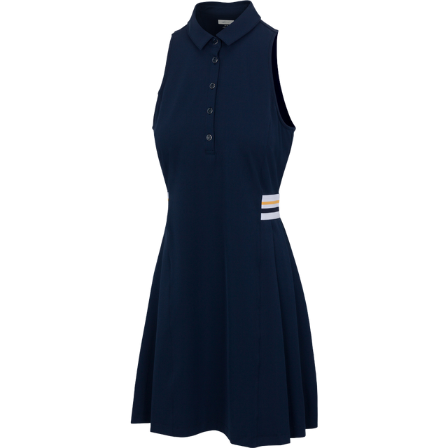 Women's Birdie Pleated Golf Dress - Navy