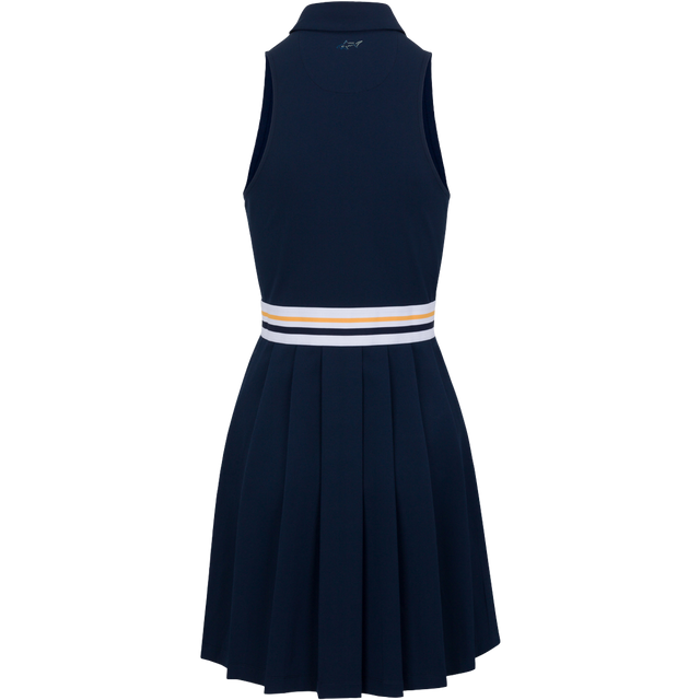 Women's Birdie Pleated Golf Dress - Navy