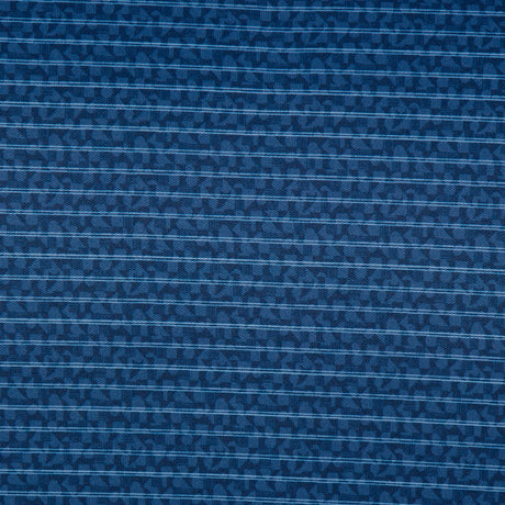 ML75 Navy Recycled Microlux Fin Stripe Polo - Navy