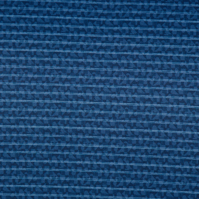 ML75 Navy Recycled Microlux Fin Stripe Polo - Navy