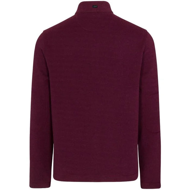 Men's K970 Hideaway Quarter Zip Golf Pullover - Doco Red