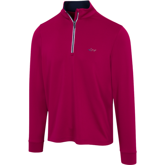 Men's "K174" Garnet Coastal Tech Quarter Zip