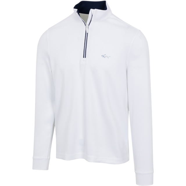 Men's 'K174' Coastal Tech Quarter Zip - White